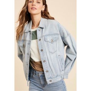 Wishlist Washed out Denim Jacket size M/L brand new